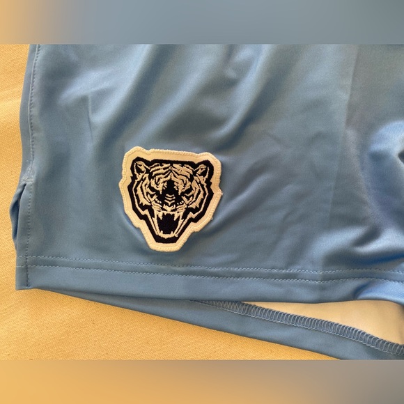 NWT University Sample Nike State Light Blue Dri-FIT Tank Short Set Basketball M - Picture 7 of 13